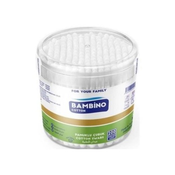 Bambino Pamuklu Kulak Çubuğu 200Pcs