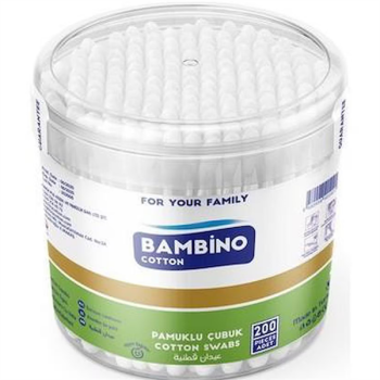 Bambino Kulak Çubuğu Kare 200Pcs
