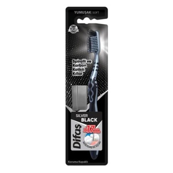 Difaş Diş Fırçası Silver Black