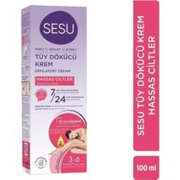 Sesu Tüy Dökücü Krem 40Ml. Hassas Ciltler