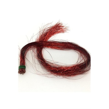 Simli Saç İpi Boncuk Kaynak 10Lu Grı/Sarı/Kırmızı/