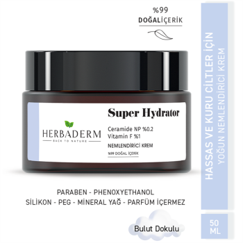 Herbaderm Super Hydrator Nemlendirici Krem 50 Ml.