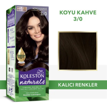 Koleston Naturals Set 3-0 Koyu Kahve