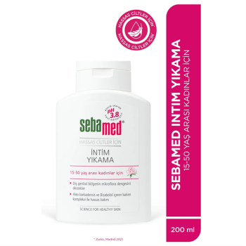 Sebamed Intim Likit Ph3,8 Hassas 200Ml.