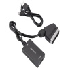 Scart-Kablo Hd Adaptörü 720P 1080P Video Ses Dönüştürücü Çevirici Tv Monitör Projektör İçin Adaptör