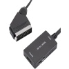 Scart-Kablo Hd Adaptörü 720P 1080P Video Ses Dönüştürücü Çevirici Tv Monitör Projektör İçin Adaptör