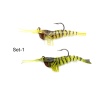 Captain Magic Shrimp 2li SET 3D Silikon Karides 50mm 3.7gr Suni Yem