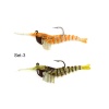 Captain Magic Shrimp 2li SET 3D Silikon Karides 50mm 3.7gr Suni Yem