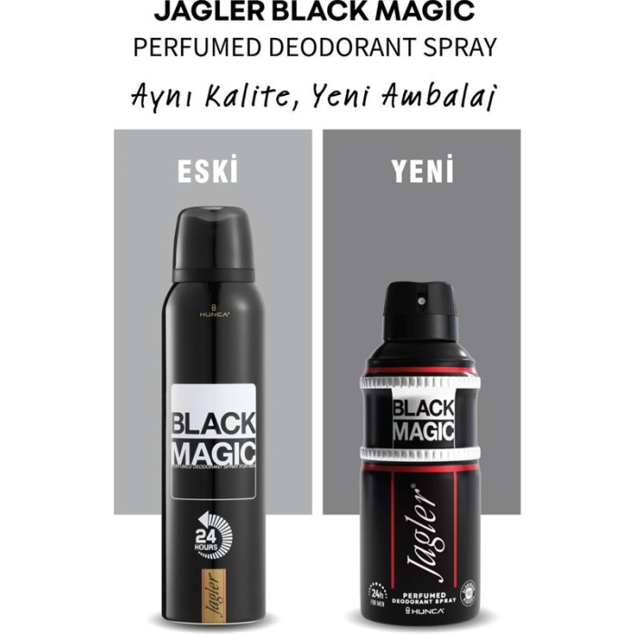 Jagler Deodorant 150Ml. Black Magıc (Men)