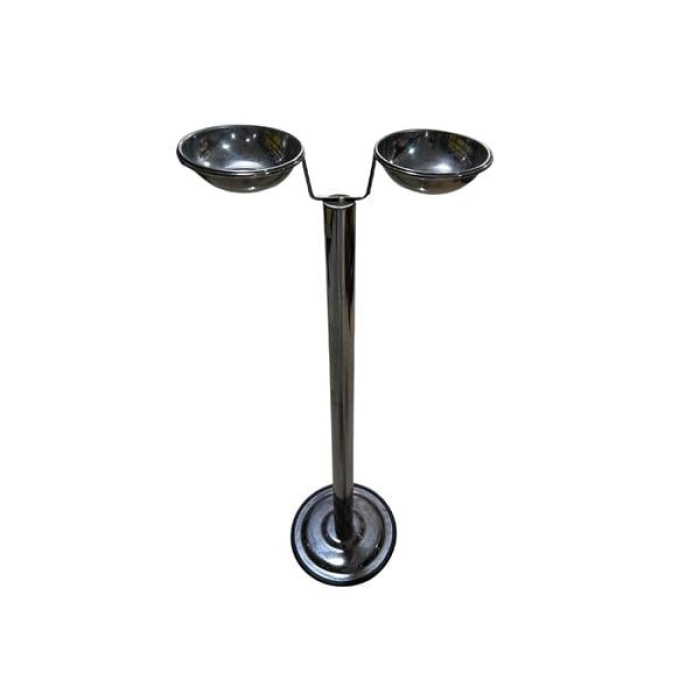 Powermax Krom Meşale Çiftli Boya Sehpası