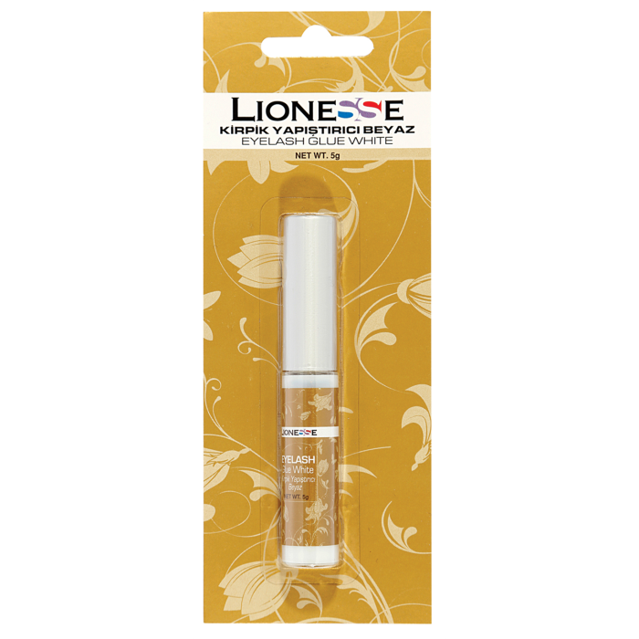 Lionesse Kirpik Yapıştırıcı 5Gr. Beyaz-Siyah