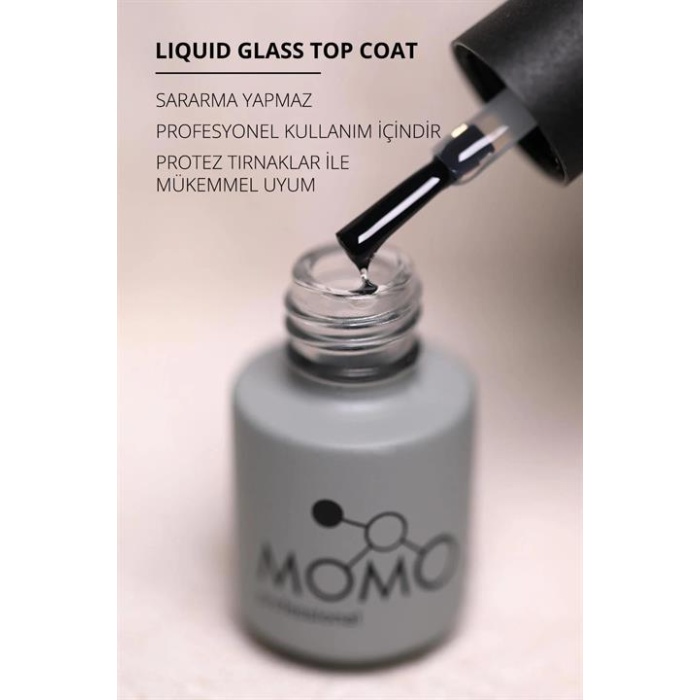 Momo Liquid Glass Top Coat 4Ml.