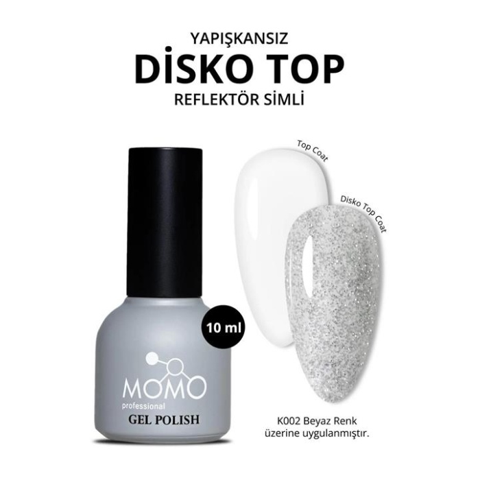 Momo Disco Top Coat 10Ml.