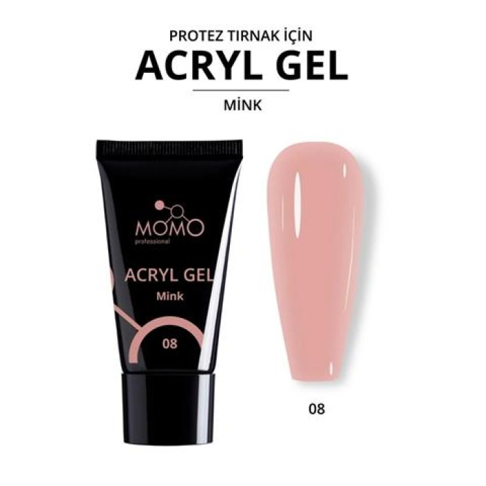 Momo Acryl Gel 30Gr. No.08 Mink