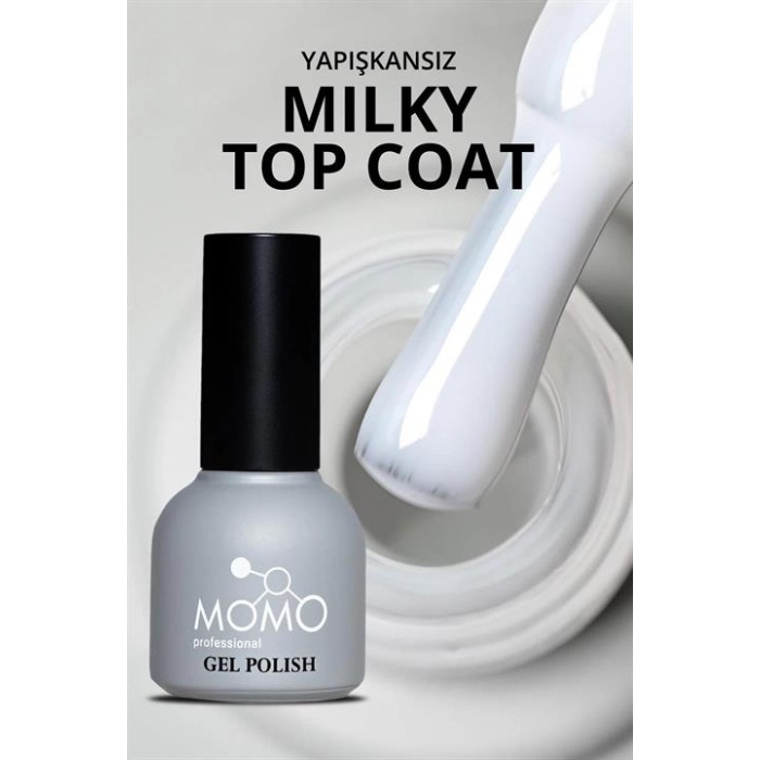 Momo Milky Top Coat 10Ml.