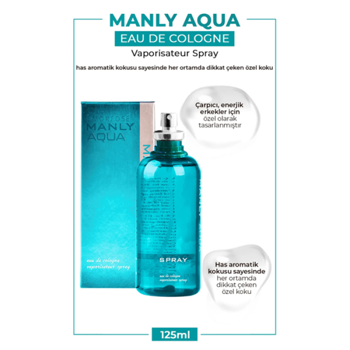 Morfose Manly EDT 125Ml. Aqua