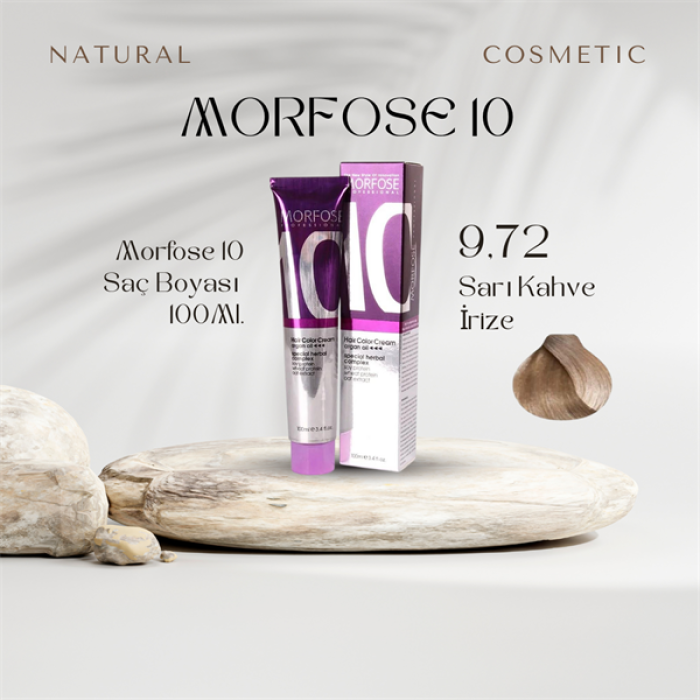 Morfose10 Tüp Boya 100Ml. 9-72 Sarı Kahve İrize