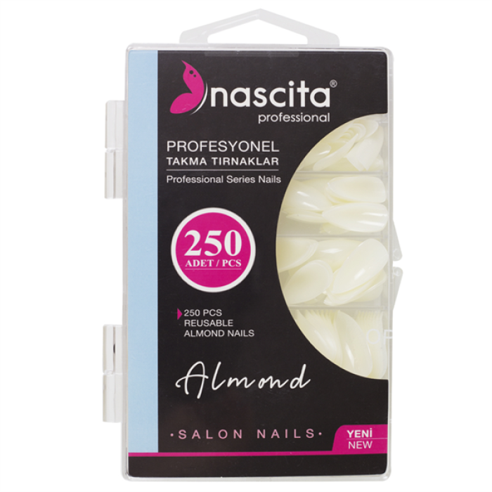 Nascıta 250Li Kutulu Takma Tırnak Almond