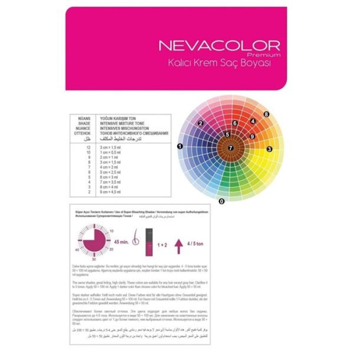Nevacolor Tüp Boya 50Ml. 8-3 Altın Sarısı