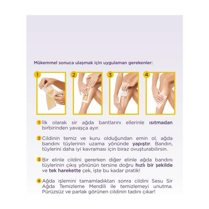 Sesu Ağda Bandı 42 Li Set Normal