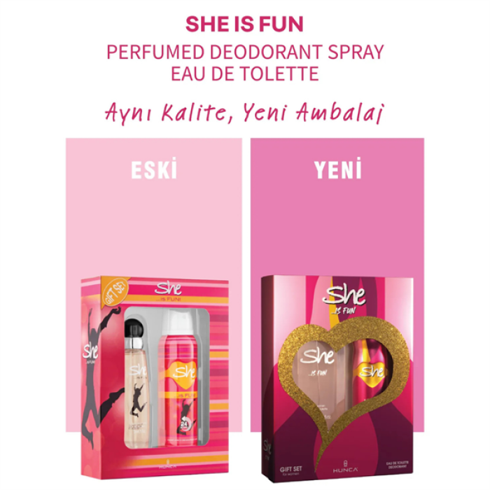 She Edt+Deo Kofre Set Fun