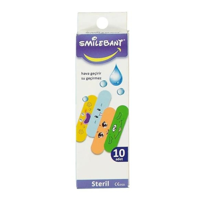 Tunçpek Smilebant Steril Yara Bandı 10Lu