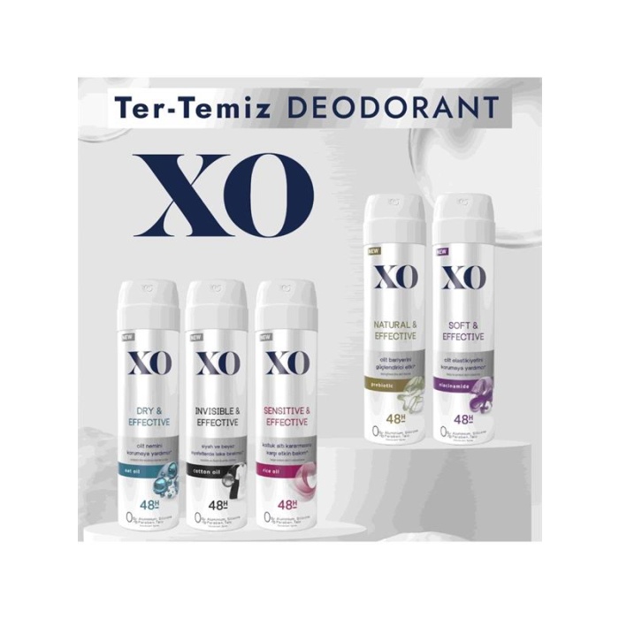 Xo Deodorant Kadın Dry&Effectıve 150 Ml.