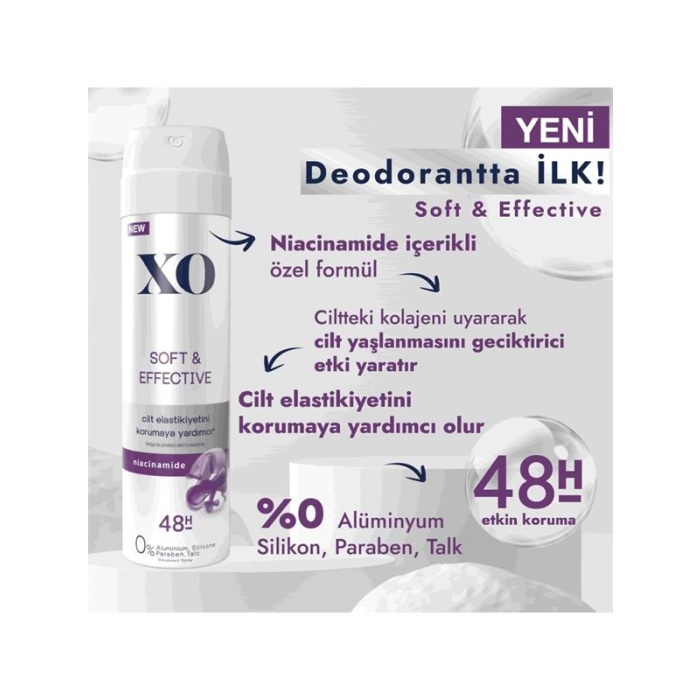 Xo Deodorant Kadın Soft&Effectıve 150 Ml.
