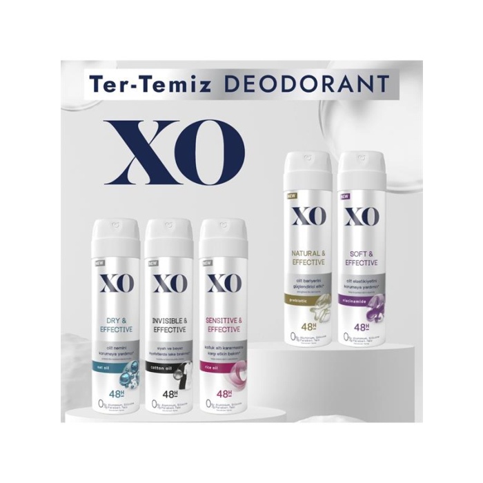Xo Deodorant Kadın Soft&Effectıve 150 Ml.