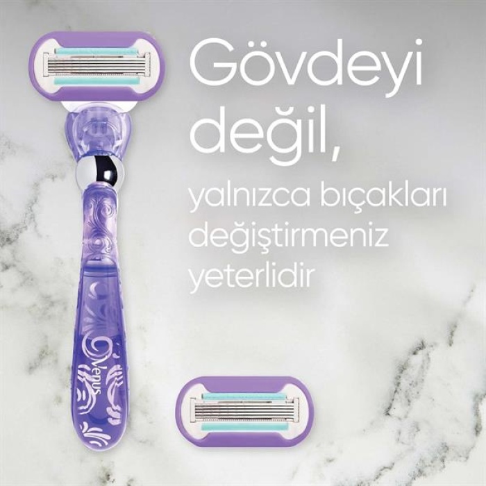 Gillette Venus Swirl Yedekli Kadın Tıraş Makinesi