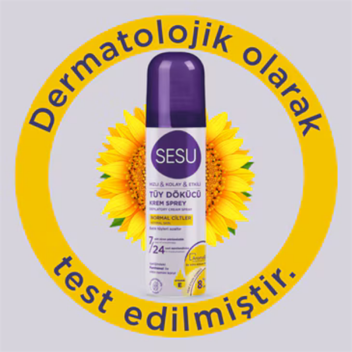 Sesu Tüy Dökücü Sprey 150Ml. Normal Ciltler