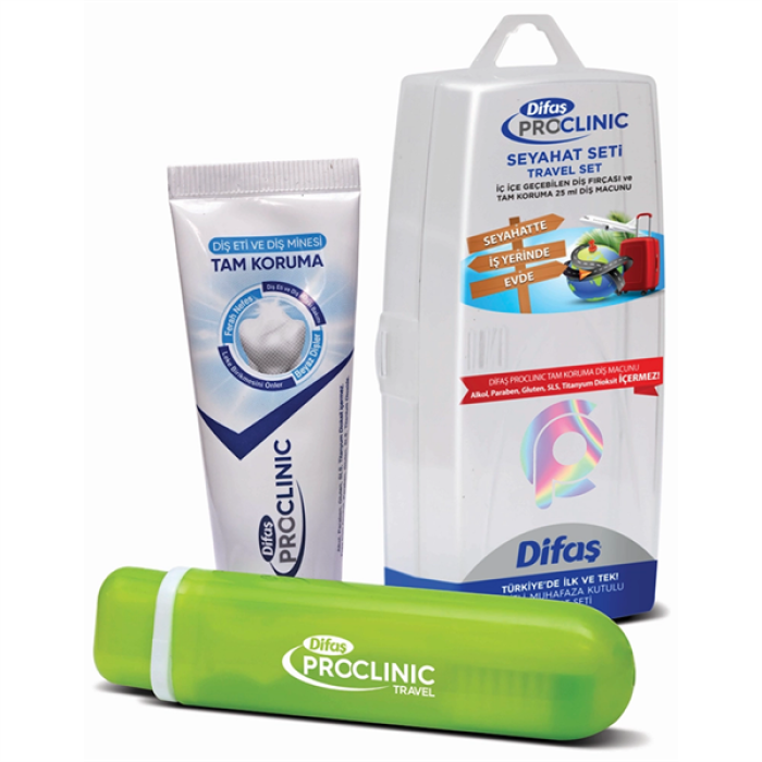 Difaş Seyahat Seti Diş Fırçası Macunlu