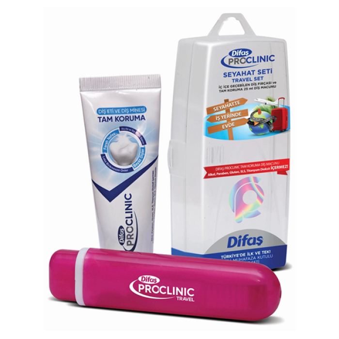 Difaş Seyahat Seti Diş Fırçası Macunlu