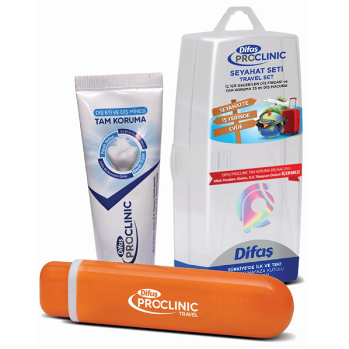 Difaş Seyahat Seti Diş Fırçası Macunlu