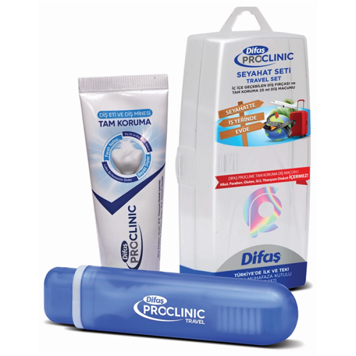 Difaş Seyahat Seti Diş Fırçası Macunlu