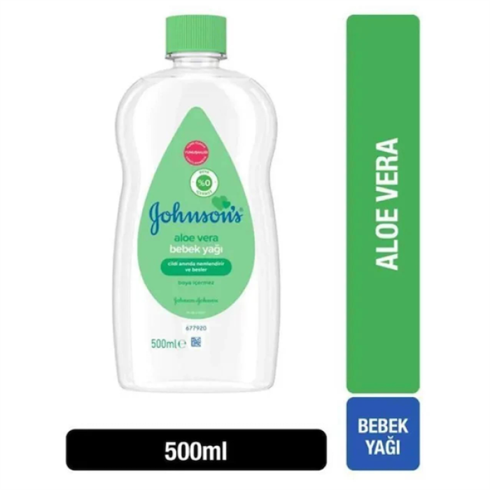 Johnsons Baby Yağ 500Ml. Aloe Vera