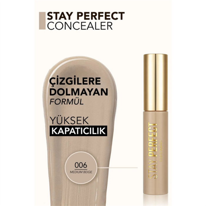 Flormar Stay Perfect Concealer 006 Medium Beige