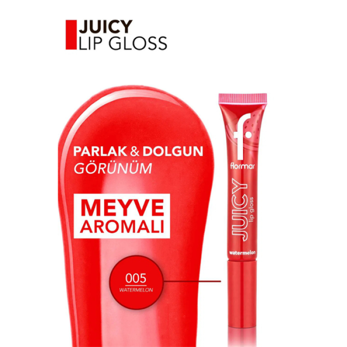 Flormar Juicy Lip Gloss Watermelon