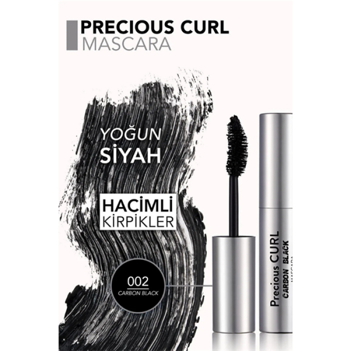 Flormar Mascara Precious CURL Carbon Black