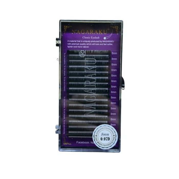 Nagaraku İpek Kirpik 8Mm 0.07D WD036