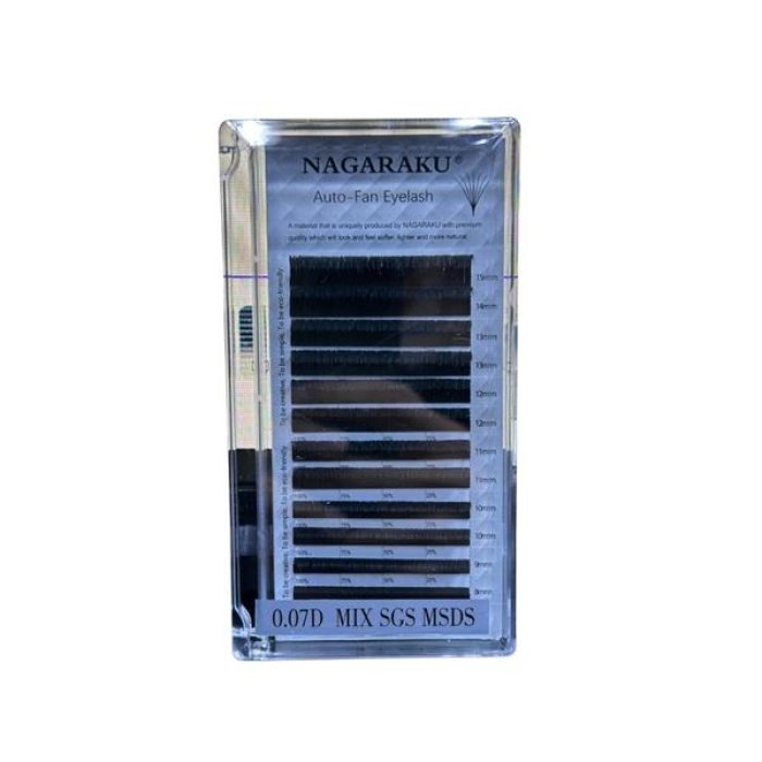 Nagaraku İpek Kirpik 0.07D Mix SGS MSDS LJ018