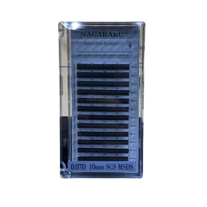 Nagaraku İpek Kirpik 0.07D 10Mm SGS MSDS LJ019