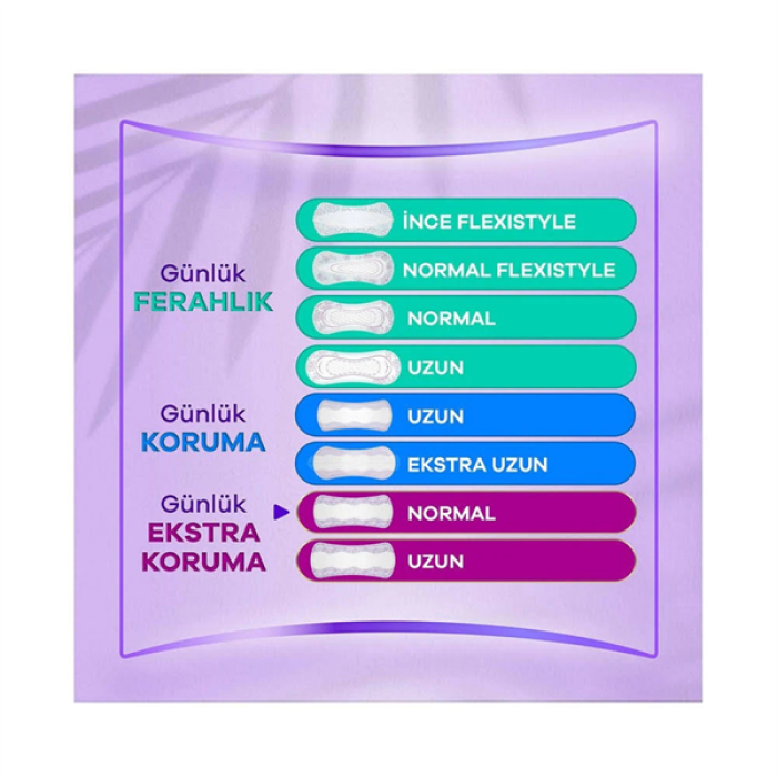 Orkid Günlük Ped 20Pcs Uzun