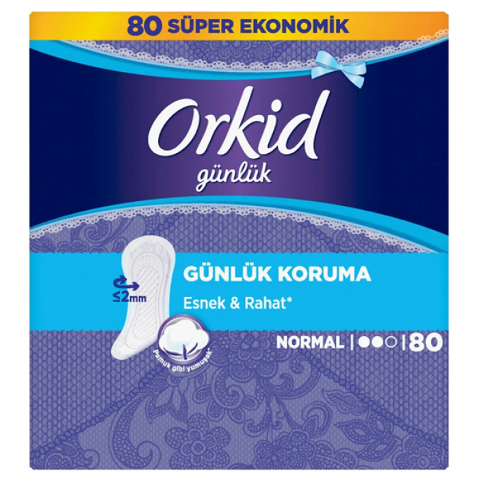 Orkid Günlük Koruma 80Pcs Normal