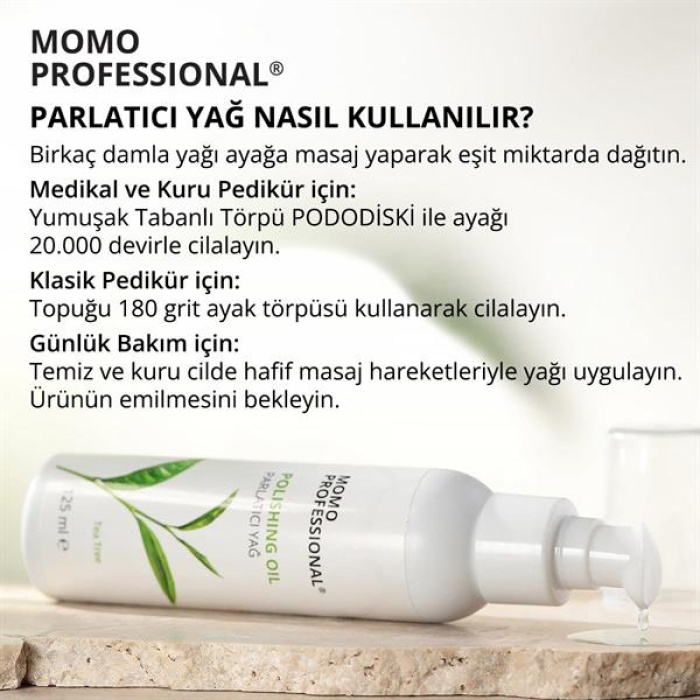 Momo Polishing Oil 125Ml. Tea Tree