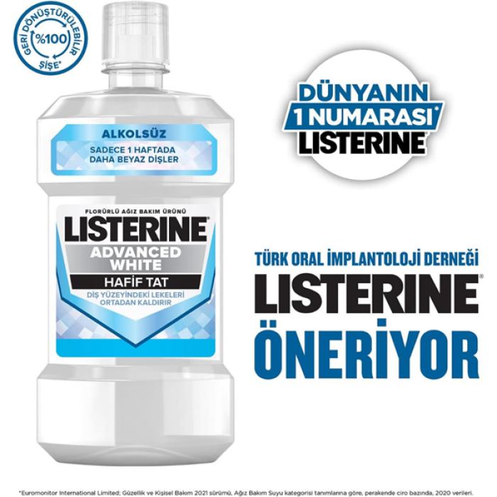 Listerine Ağız Bakım Suyu 500Ml. Advanced