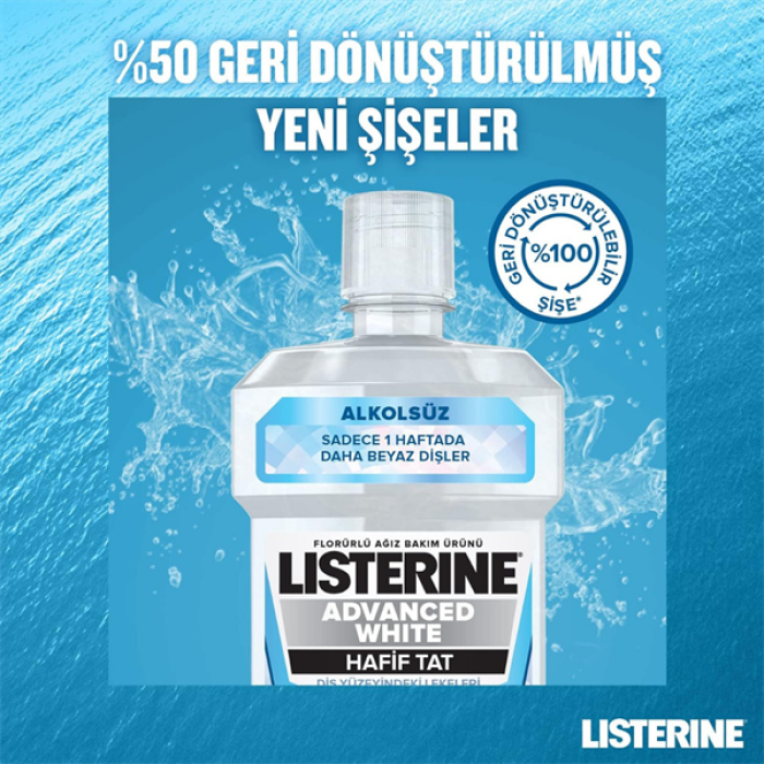 Listerine Ağız Bakım Suyu 500Ml. Advanced