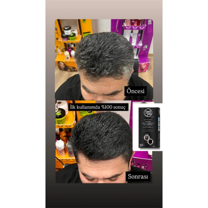 Red One Hair Pigment Şampuan 300Ml. Black