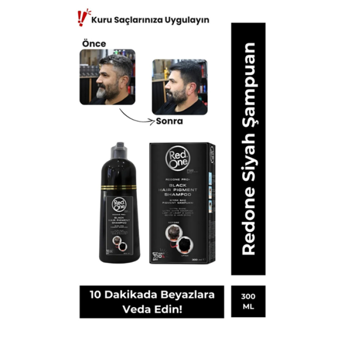 Red One Hair Pigment Şampuan 300Ml. Black
