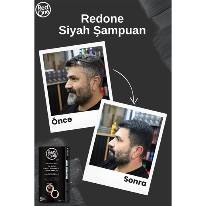 Red One Hair Pigment Şampuan 300Ml. Black